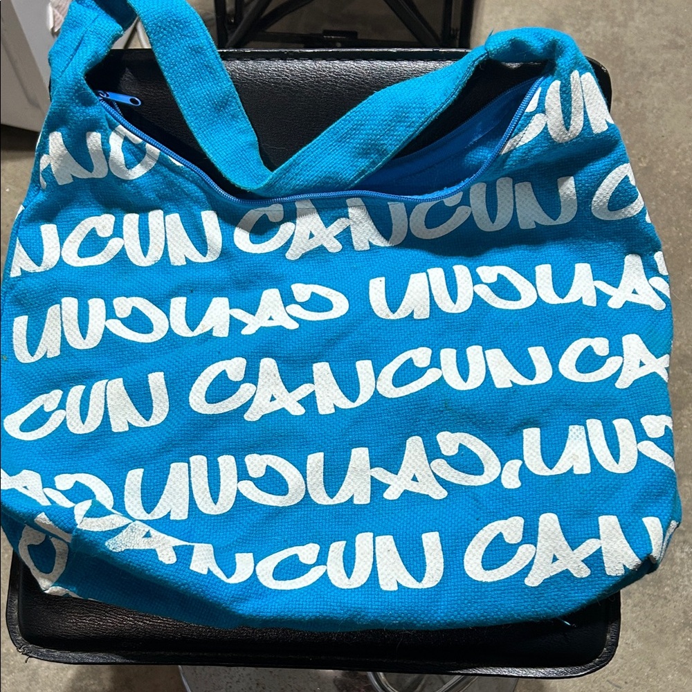 Source Unknown Vibrant Blue Cancun Tote